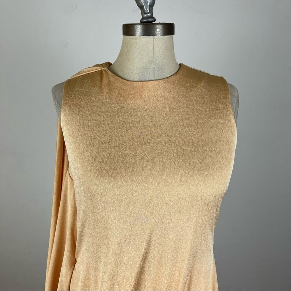 Jonathan Simkhai Roxi Draped Jersey Dress NWT - Picture 4 of 11